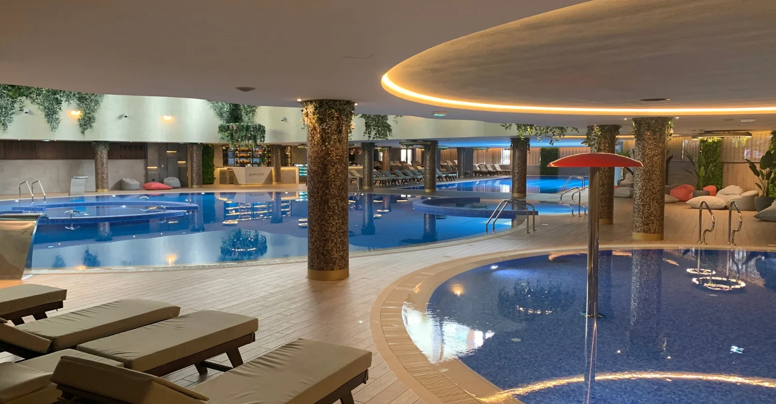 Installation of mosaics in swimming pools