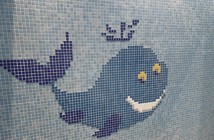 Mosaic pictures of children's motifs