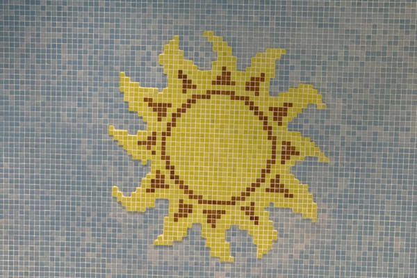 Mosaic pictures of children's motifs