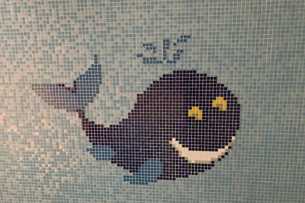 Mosaic pictures of children's motifs