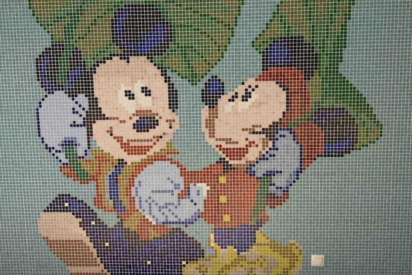 Mosaic pictures of children's motifs