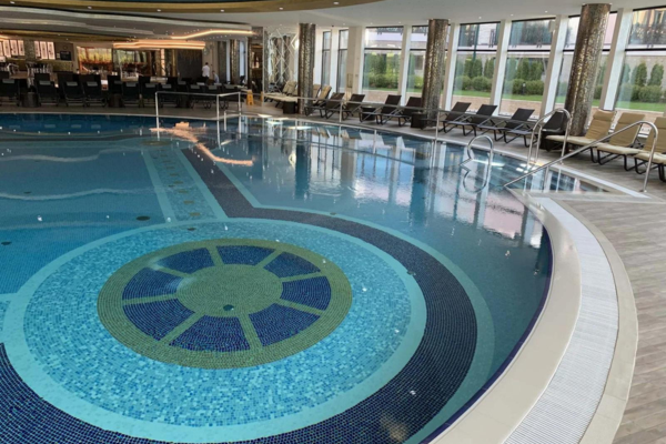 Unique mosaic hotel Tornik